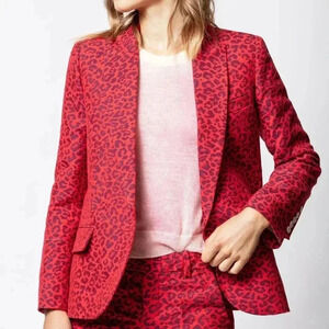 Zadig & Voltaire // "Viking" jacket in leopard-print jacquard